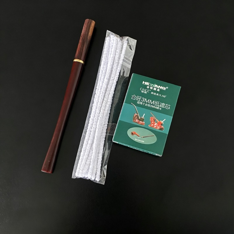 Smoking & Vaping Accessories - فلتر دقيق بطول 17 سم، فلتر
