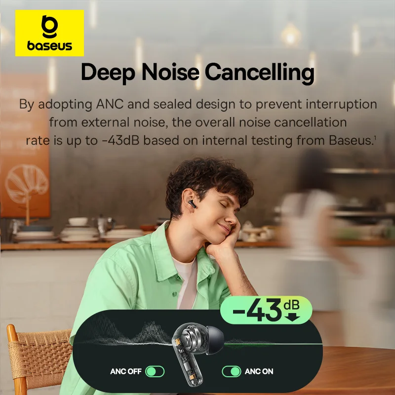 Baseus Bass EP10 NC -43dB إلغا - مراجعة Anker Speaker Soundcore Boom 2 وسعره